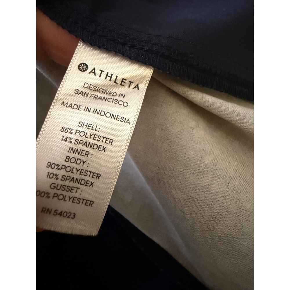 Athleta Printed Midtown Skort Women Size 8 Blue Athletic Active - Picture 10 of 13